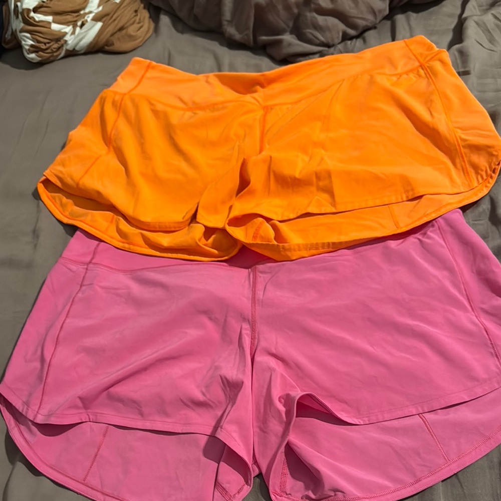 Women's Orange and Pink Shorts